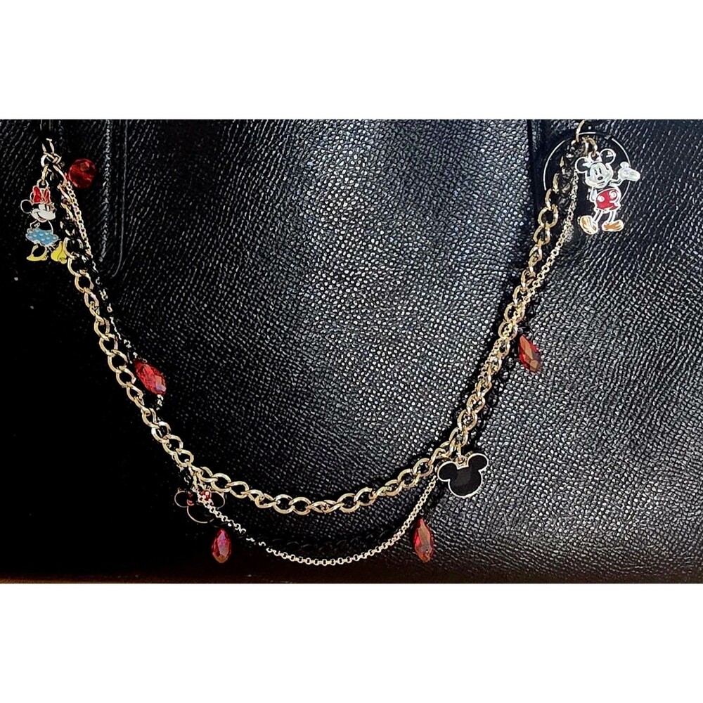 Mickey Mouse Minnie Mouse Purse/Bag Charm, Belt Chain, Keychain, New!